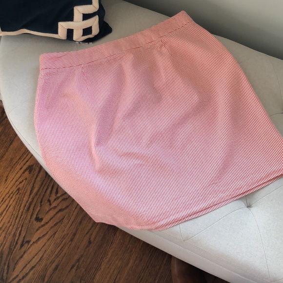 Kenar Raspberry Seersucker Skirt - Picture 5 of 5